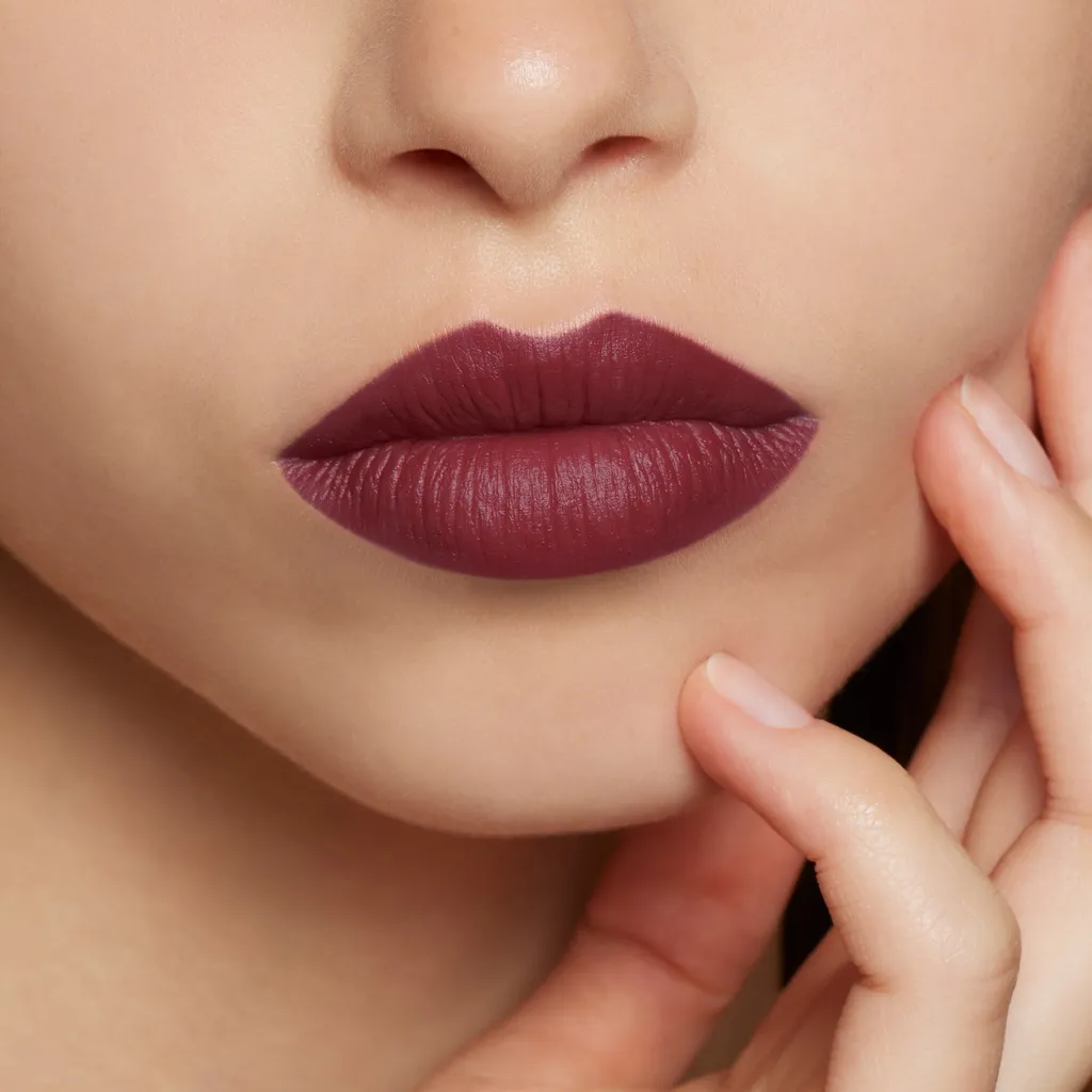 530 , Rouge à LÈVres Mat Lipstick Emilie Burgundy