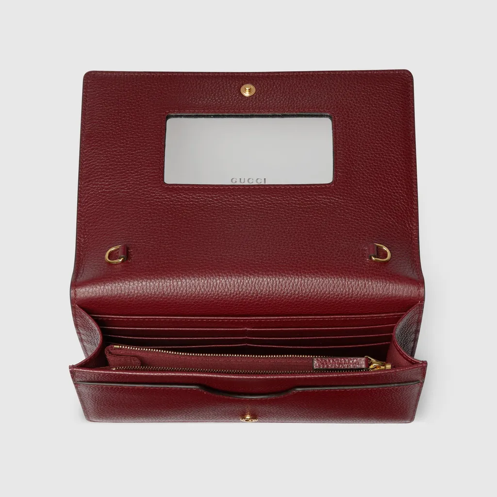 Bi-Colour Gg Marmont Wallet On Chain