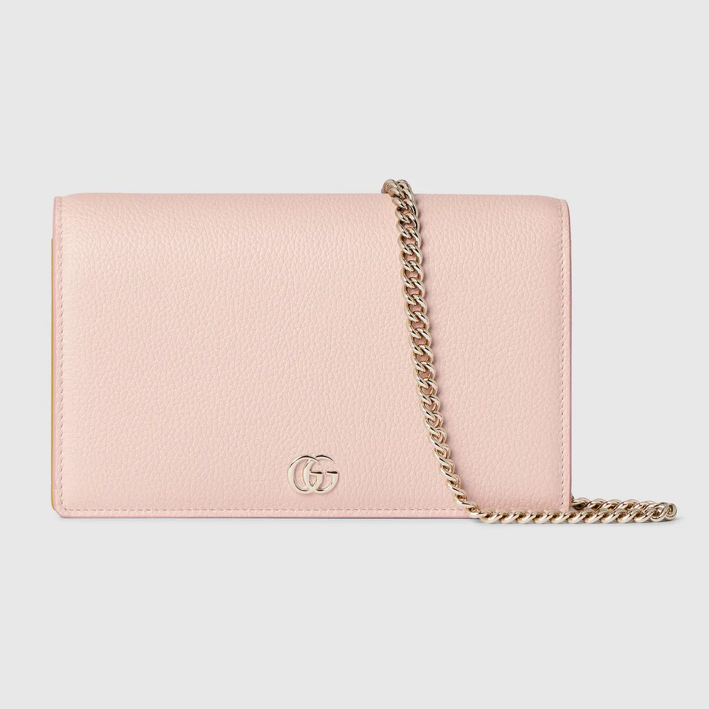Bi-Colour Gg Marmont Wallet On Chain