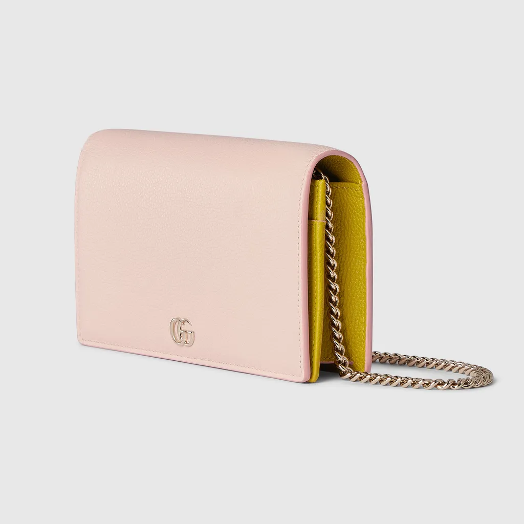 Bi-Colour Gg Marmont Wallet On Chain