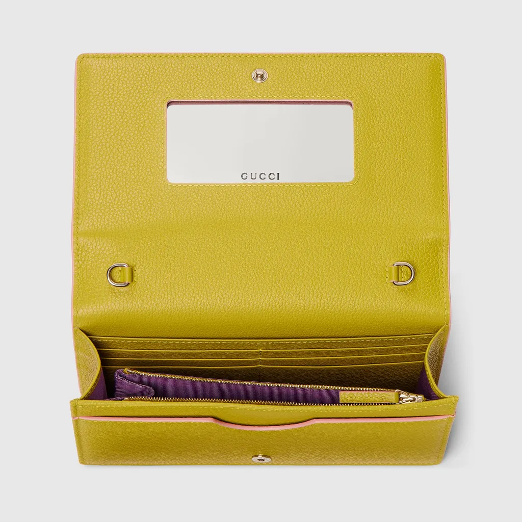 Bi-Colour Gg Marmont Wallet On Chain