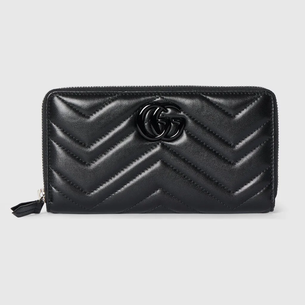 Gg Marmont Zip Around Wallet