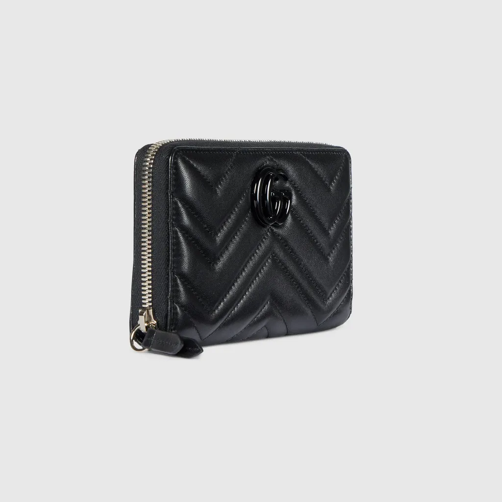 Gg Marmont Zip Around Wallet