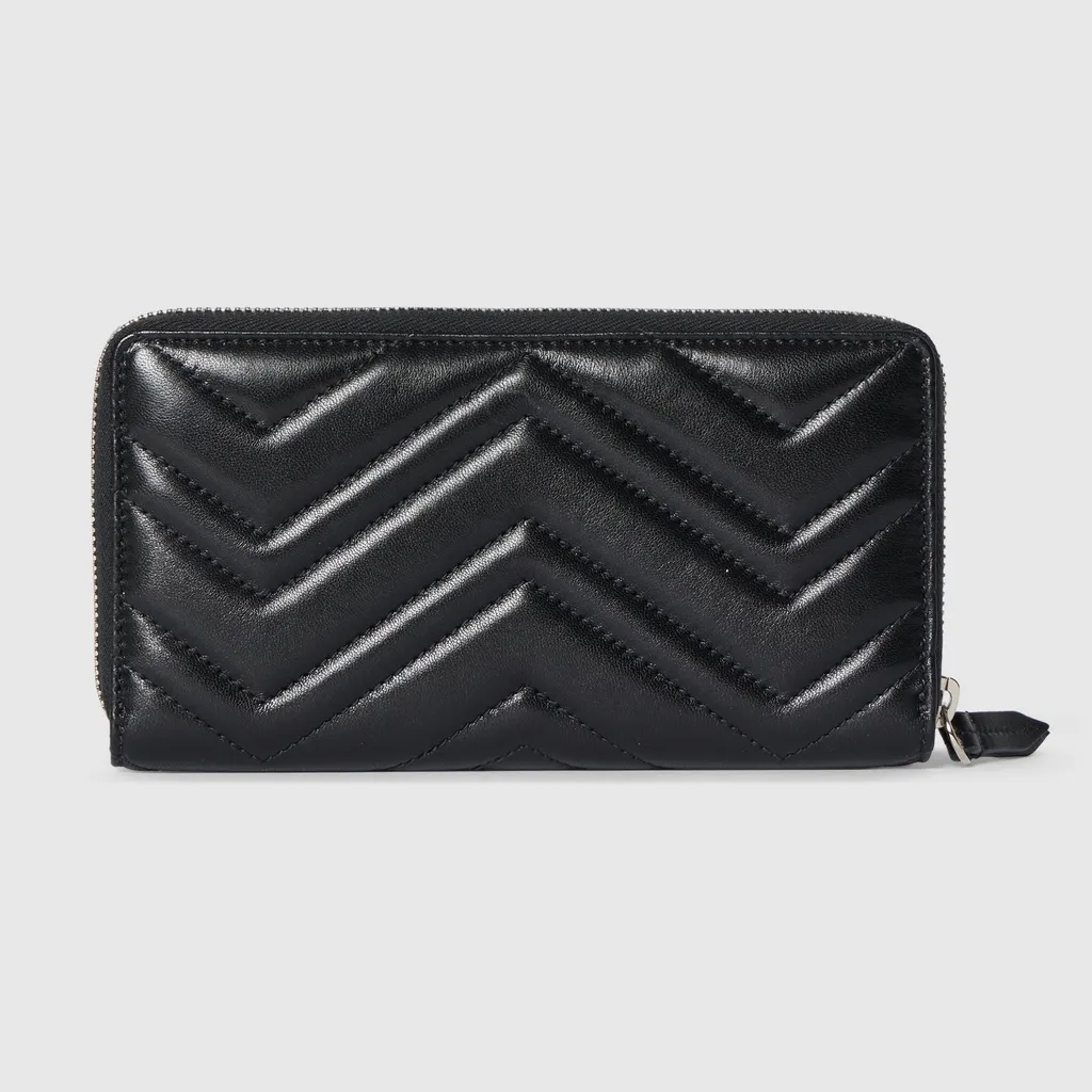 Gg Marmont Zip Around Wallet
