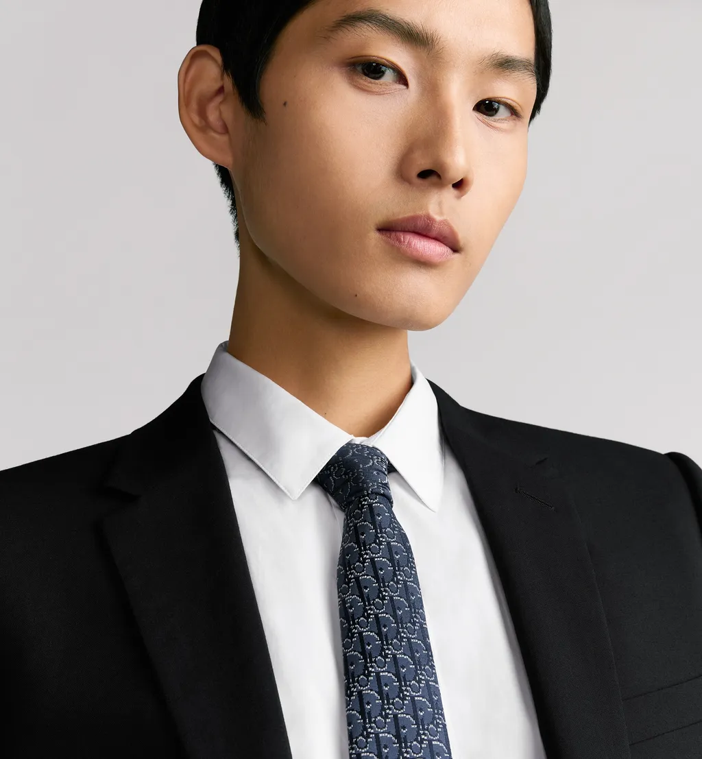 Dior Oblique Pixel Tie