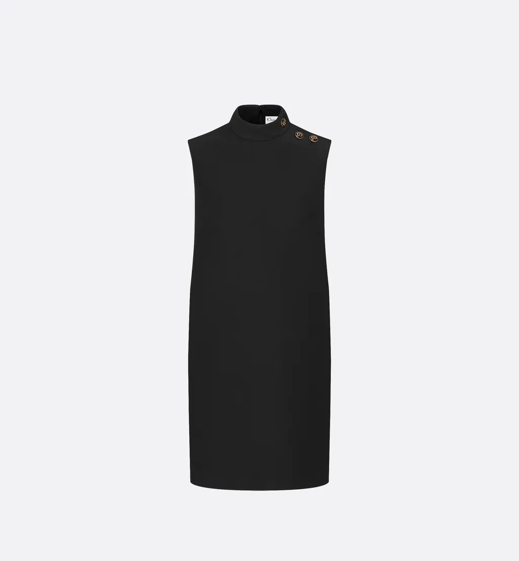 Short Dress With Cd Buttons