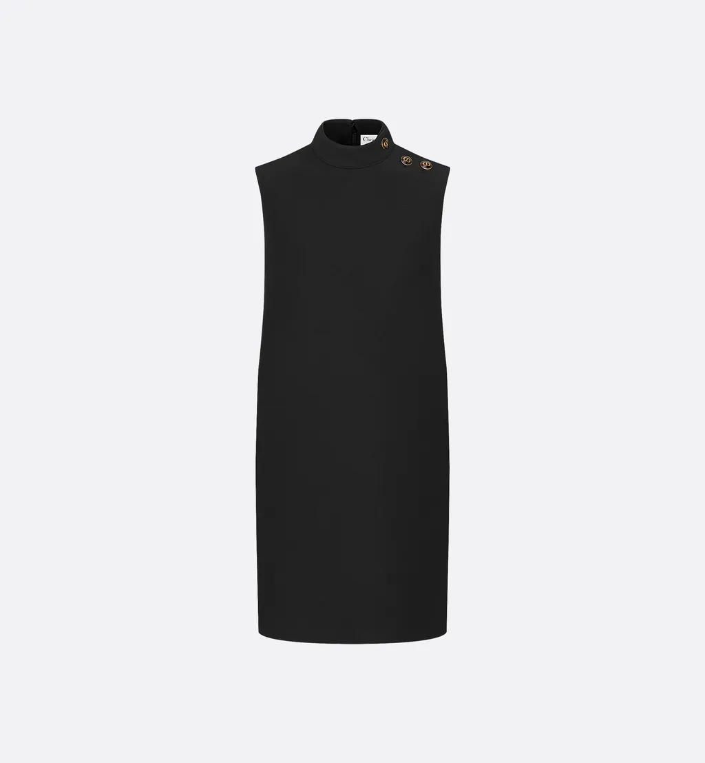 Short Dress With Cd Buttons