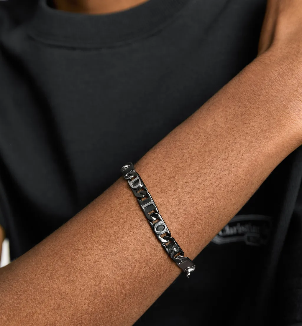 Dior Contrast Chain Link Bracelet