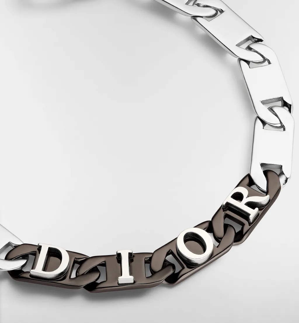 Dior Contrast Chain Link Bracelet