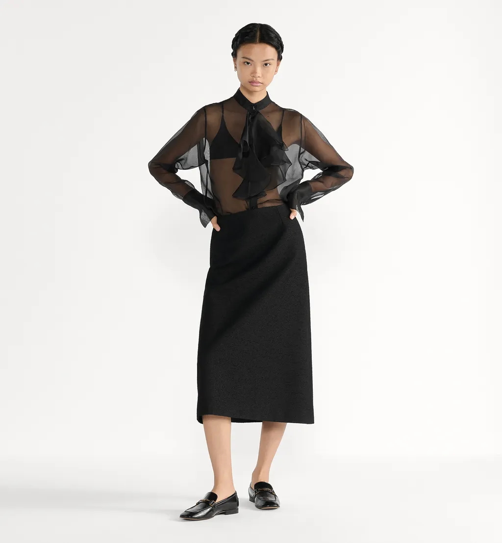 Mid-Length Flared Skirt