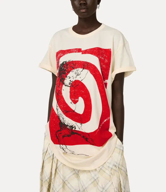 Swirl Longline T-Shirt