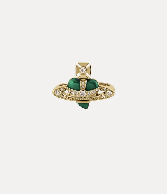 New Diamante Heart Ring