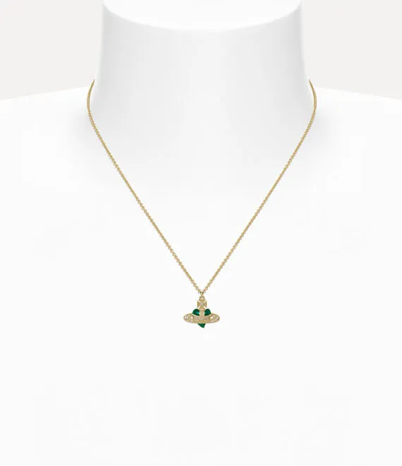 New Diamante Heart Pendant Necklace