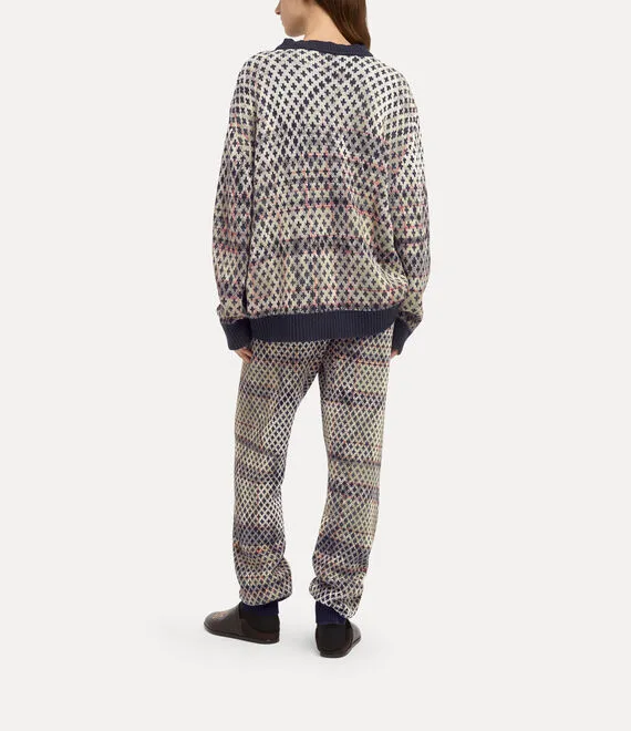 Distressed Tartan Jumper