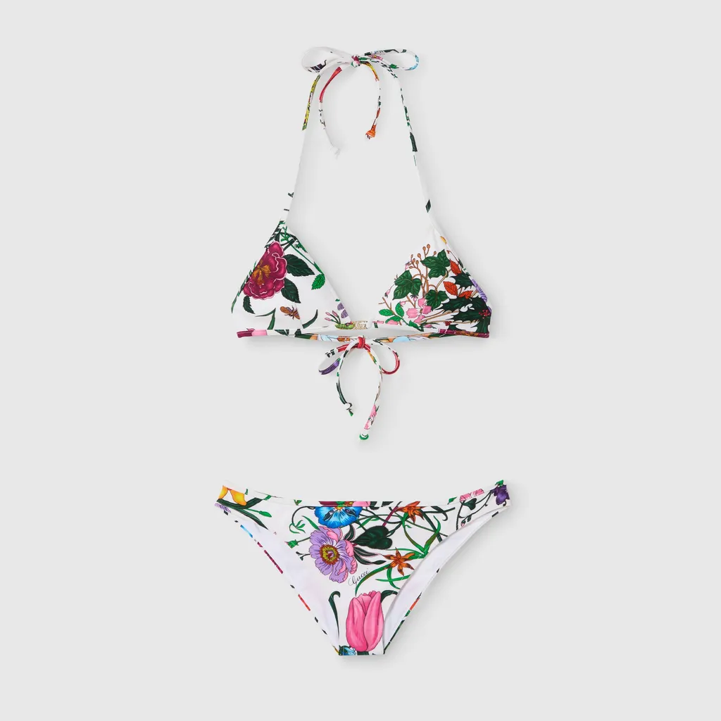 Printed Sparkling Jersey Bikini