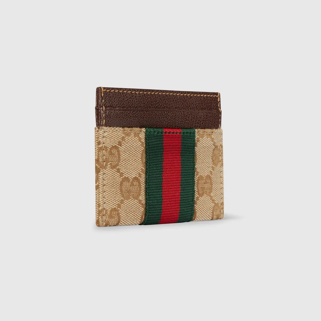 Gg Card Case With Web