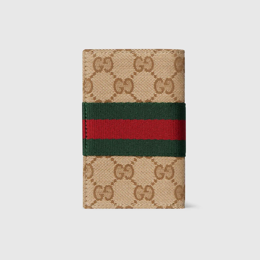 Gg Card Case With Web
