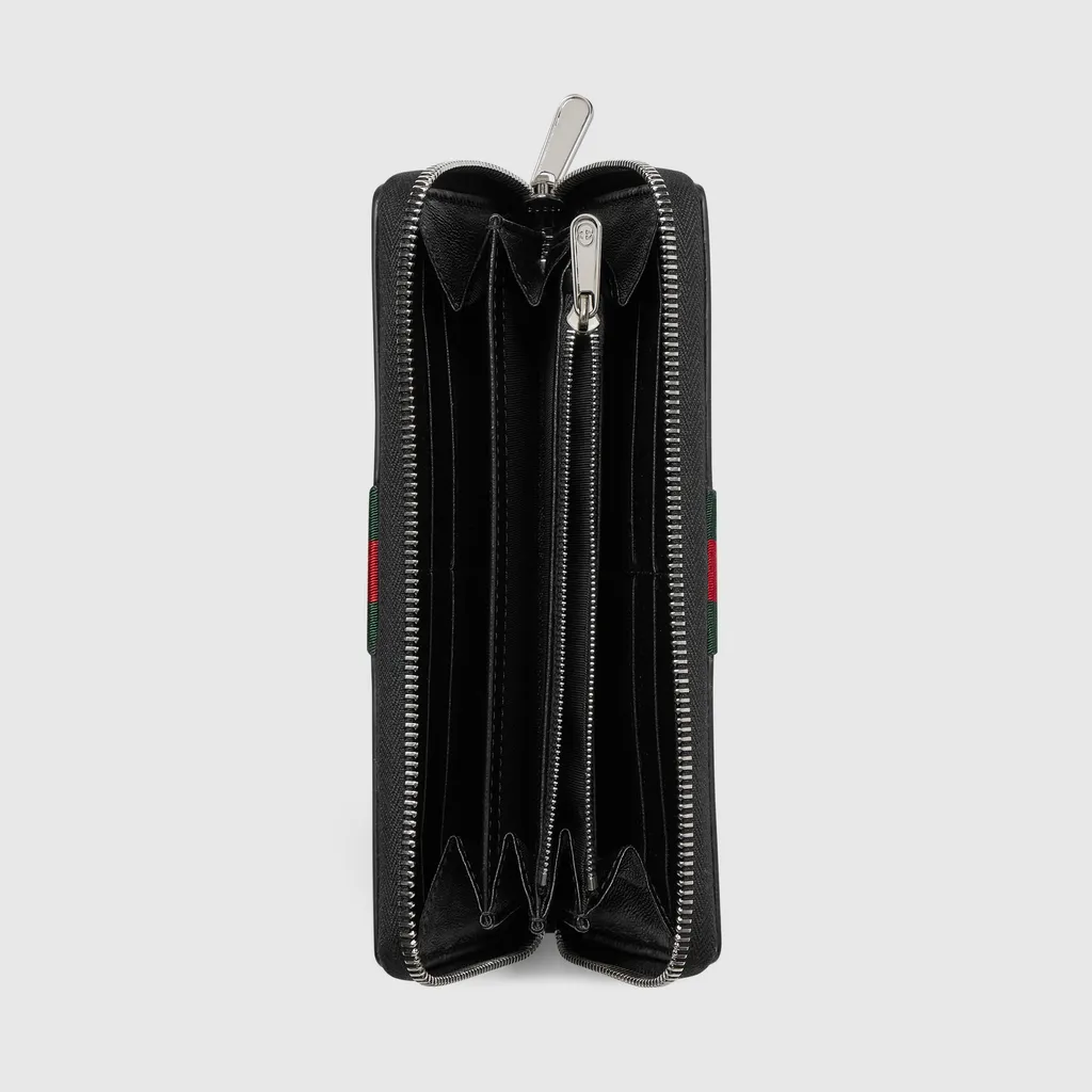 Web Trademark Zip Around Wallet