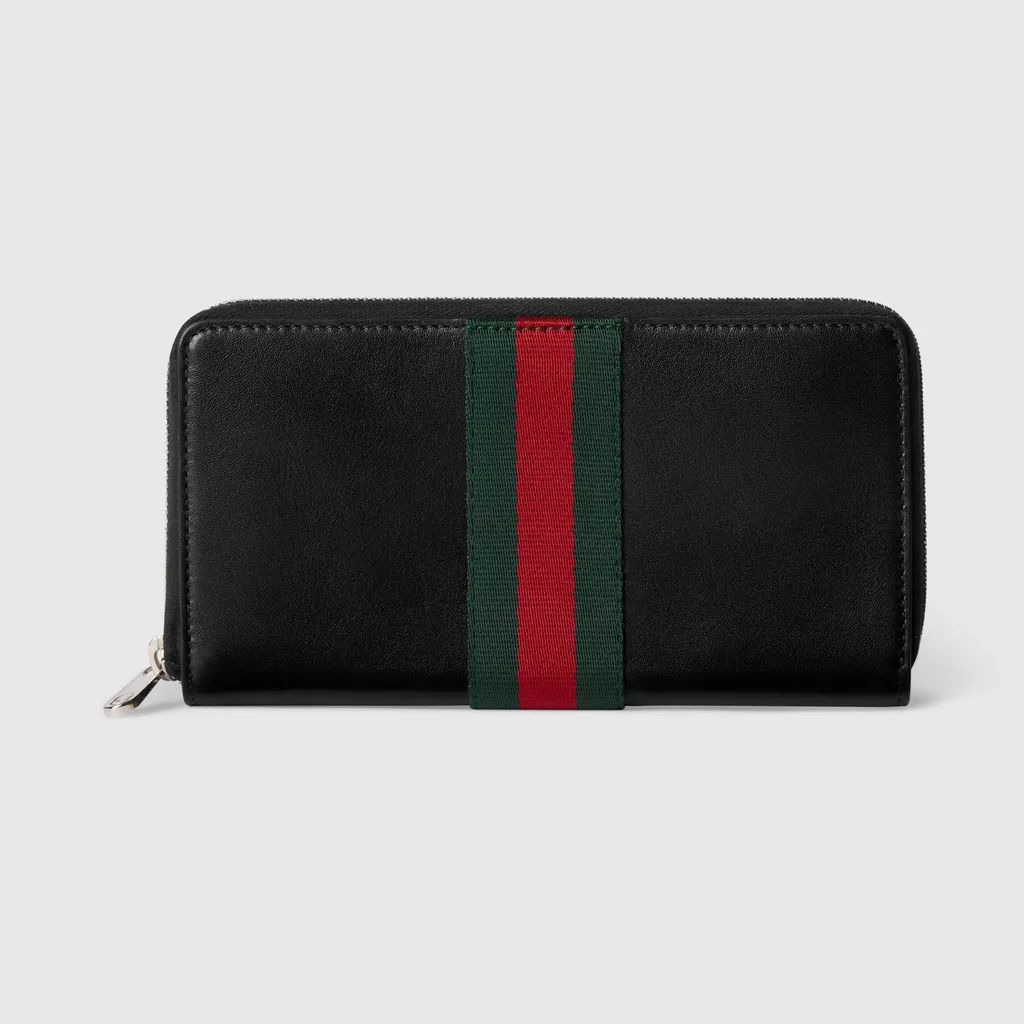 Web Trademark Zip Around Wallet