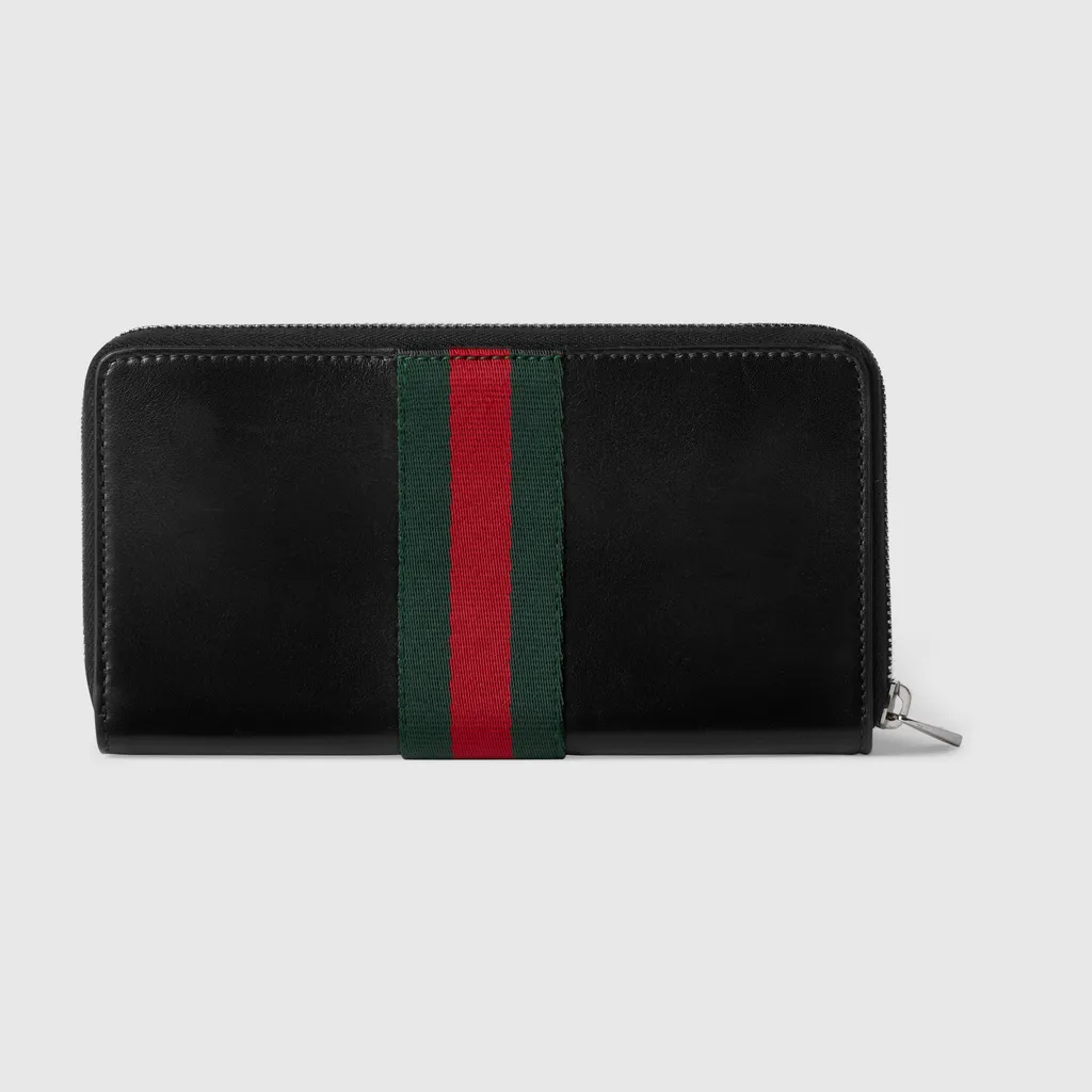 Web Trademark Zip Around Wallet