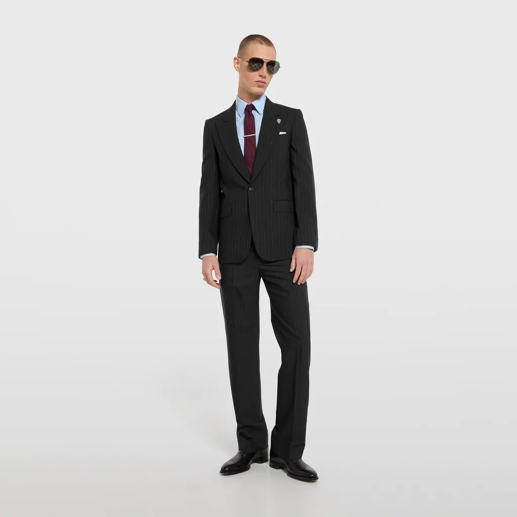 Gucci Pinstripe Wool Pants