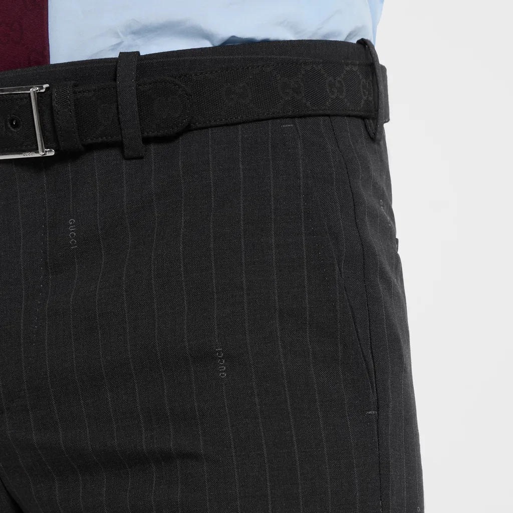 Gucci Pinstripe Wool Pants