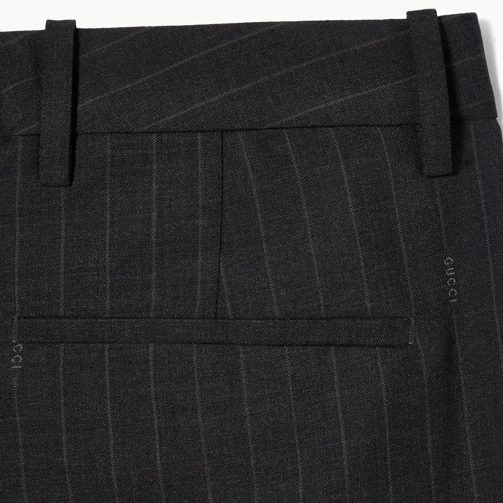 Gucci Pinstripe Wool Pants