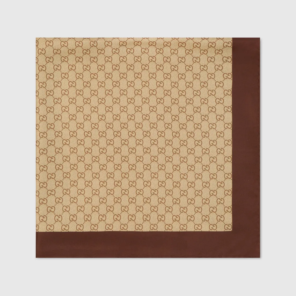 Printed Silk Twill Carré