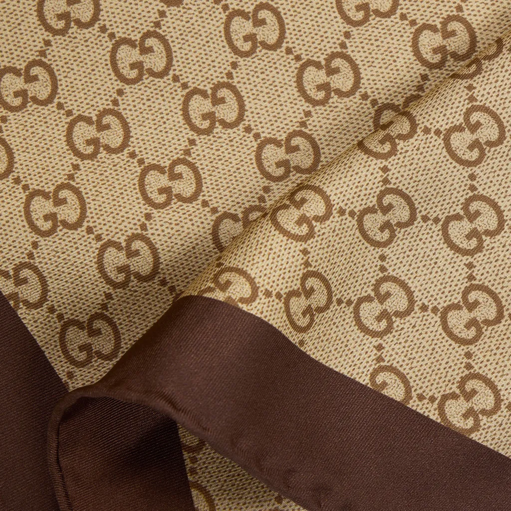 Printed Silk Twill Carré
