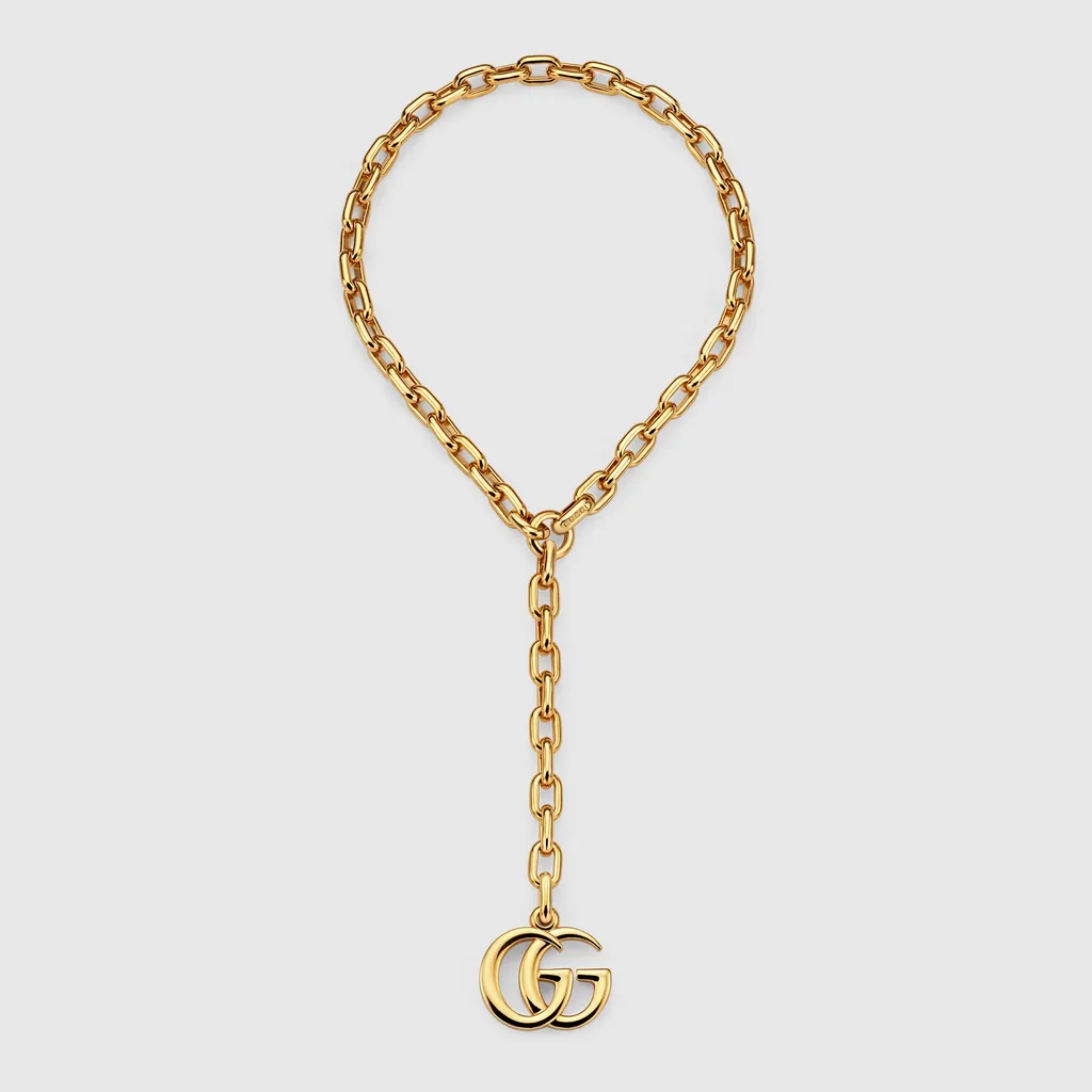 Gg Marmont Pendant Chain Necklace