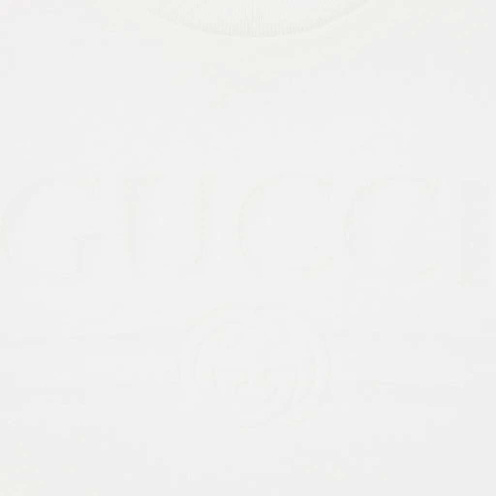 Cotton Jersey T-Shirt With Devoré Detail