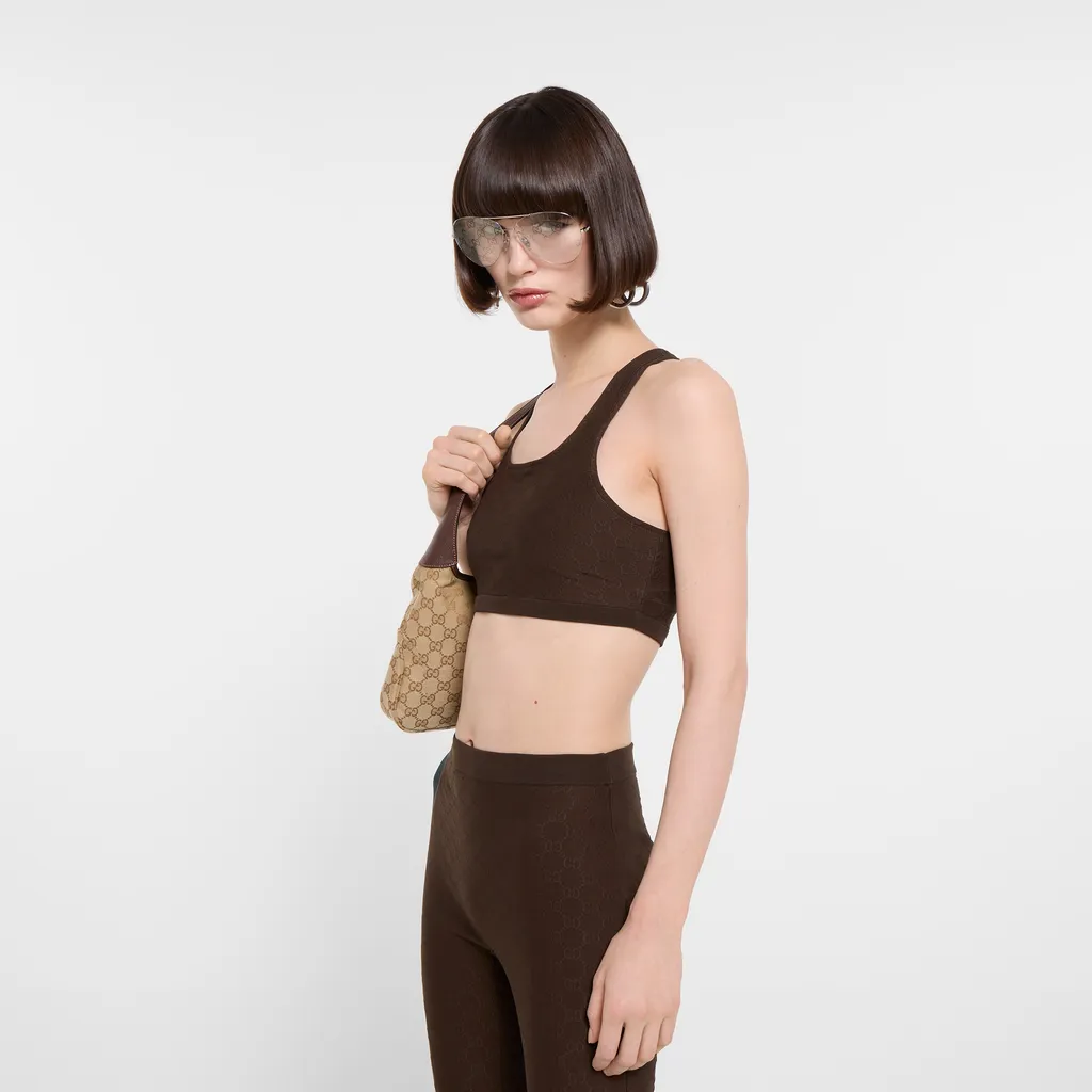 Gg Jersey Jacquard Top