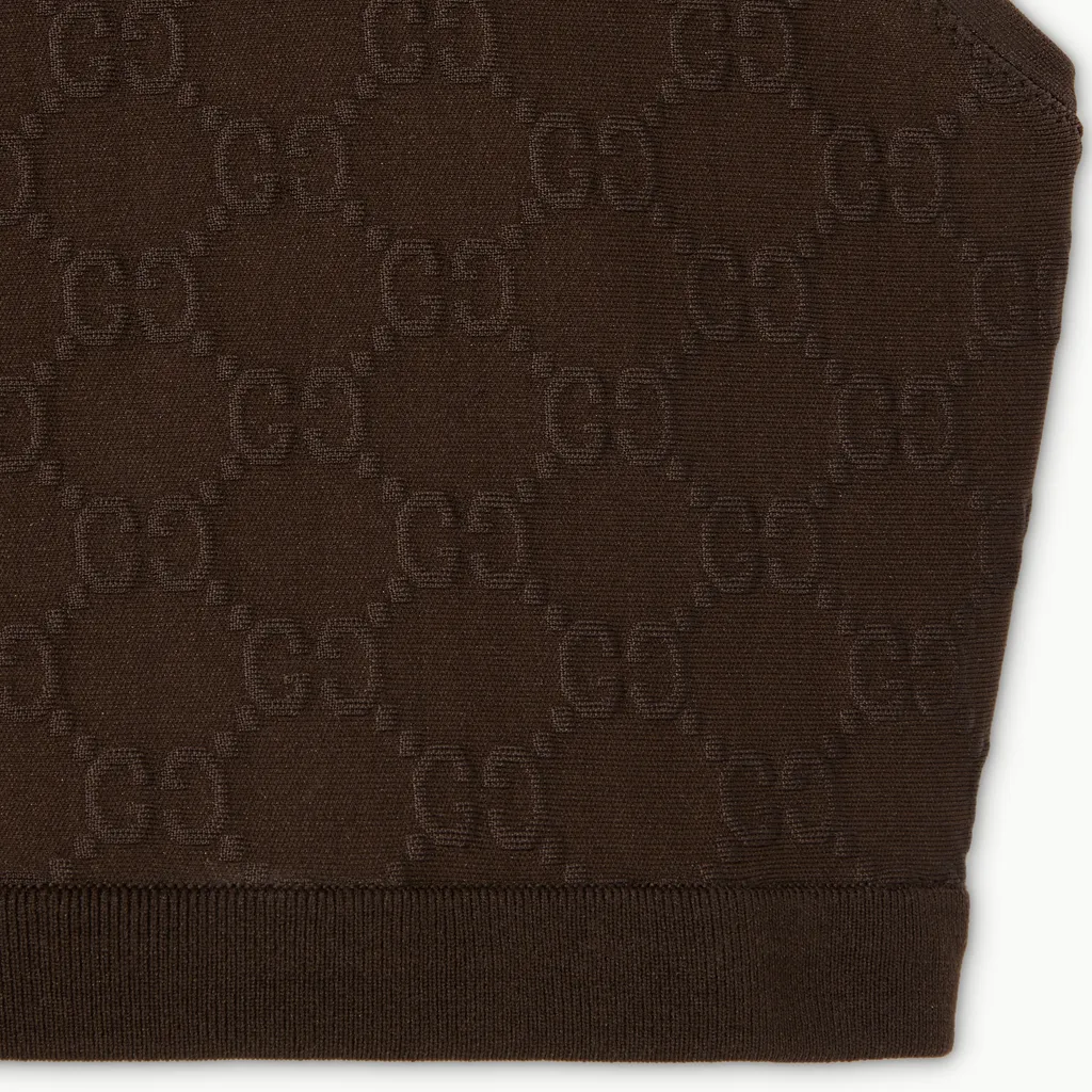 Gg Jersey Jacquard Top