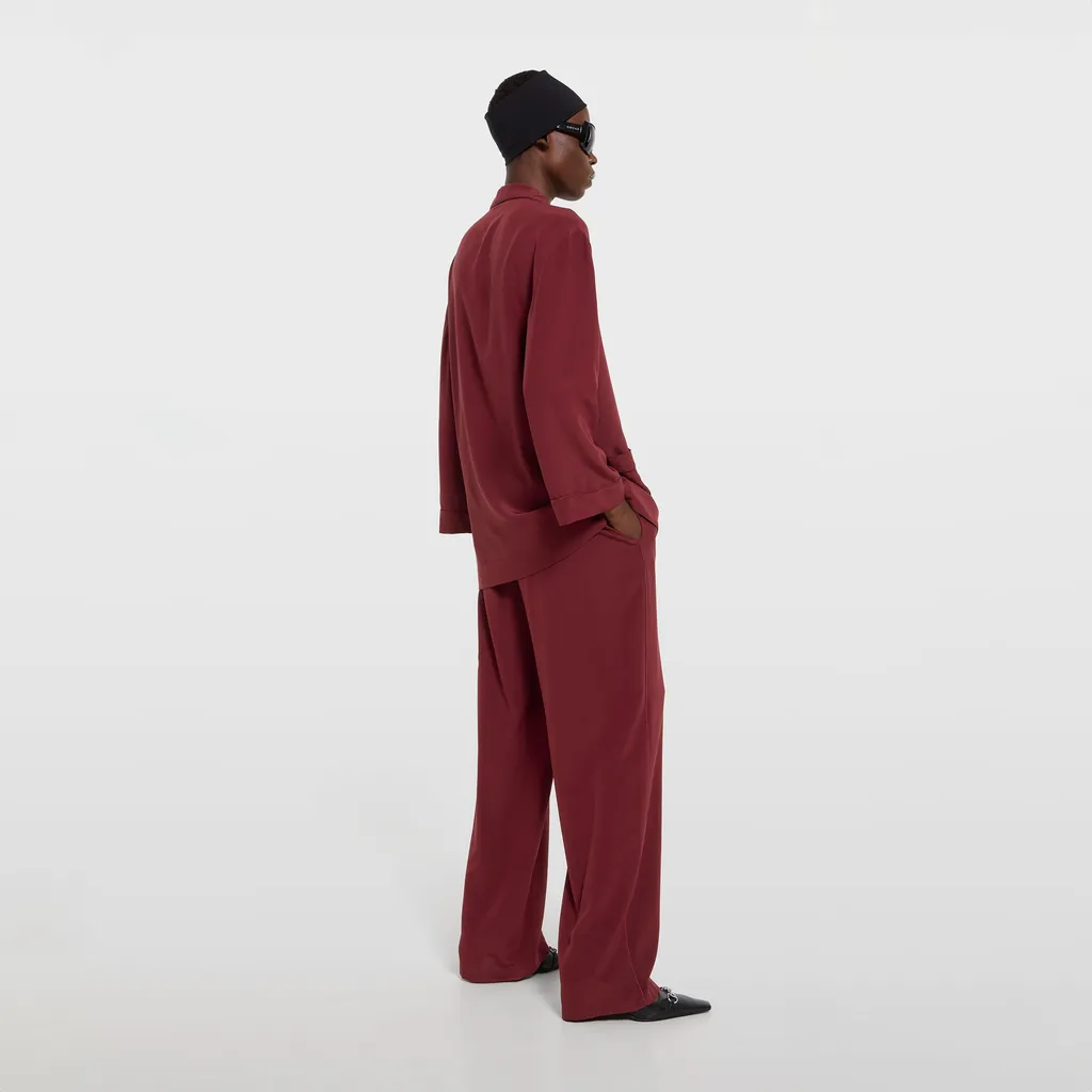 Silk CrÊPe De Chine Pants