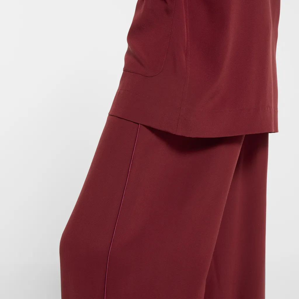 Silk CrÊPe De Chine Pants