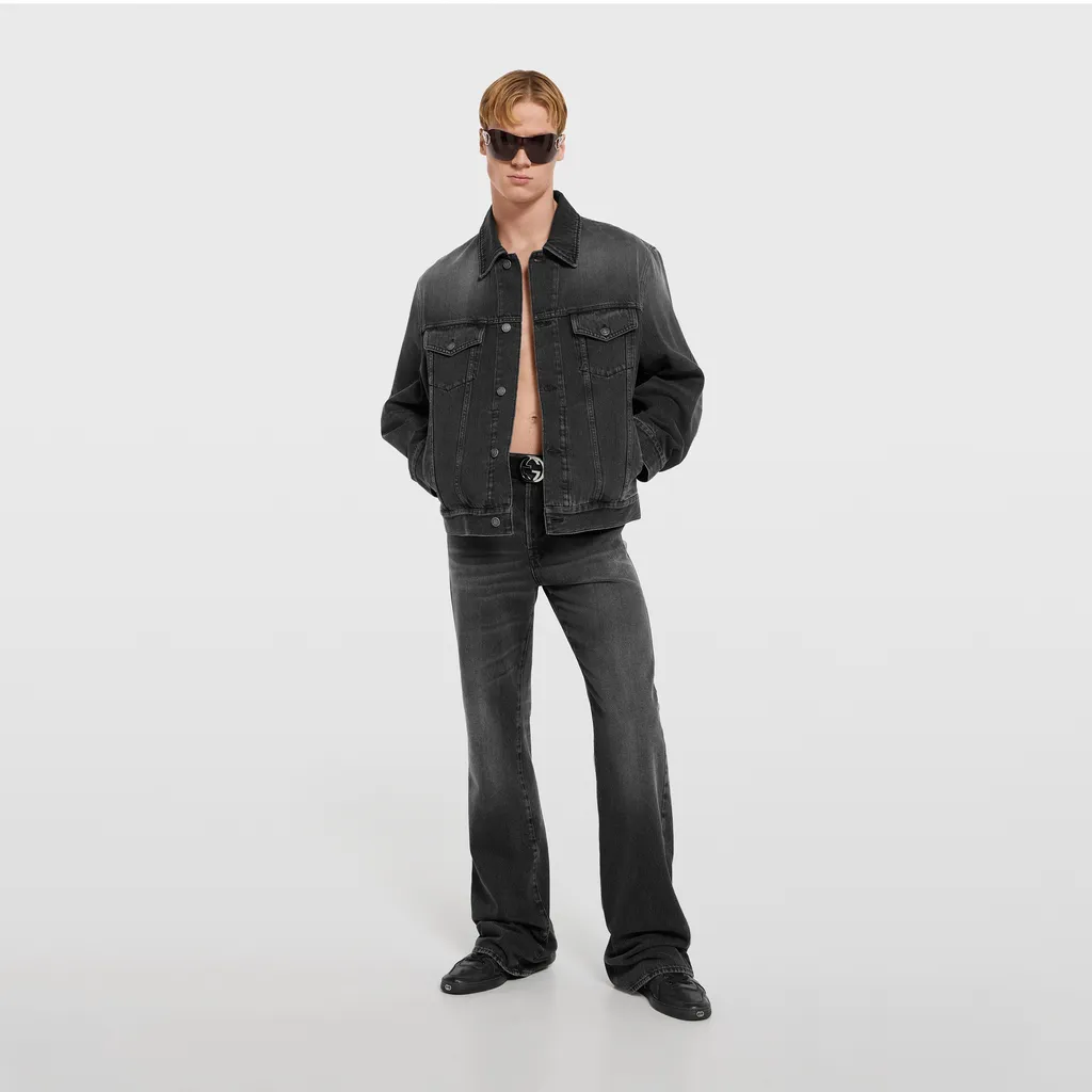 Washed Certified Cotton Denim Jacket