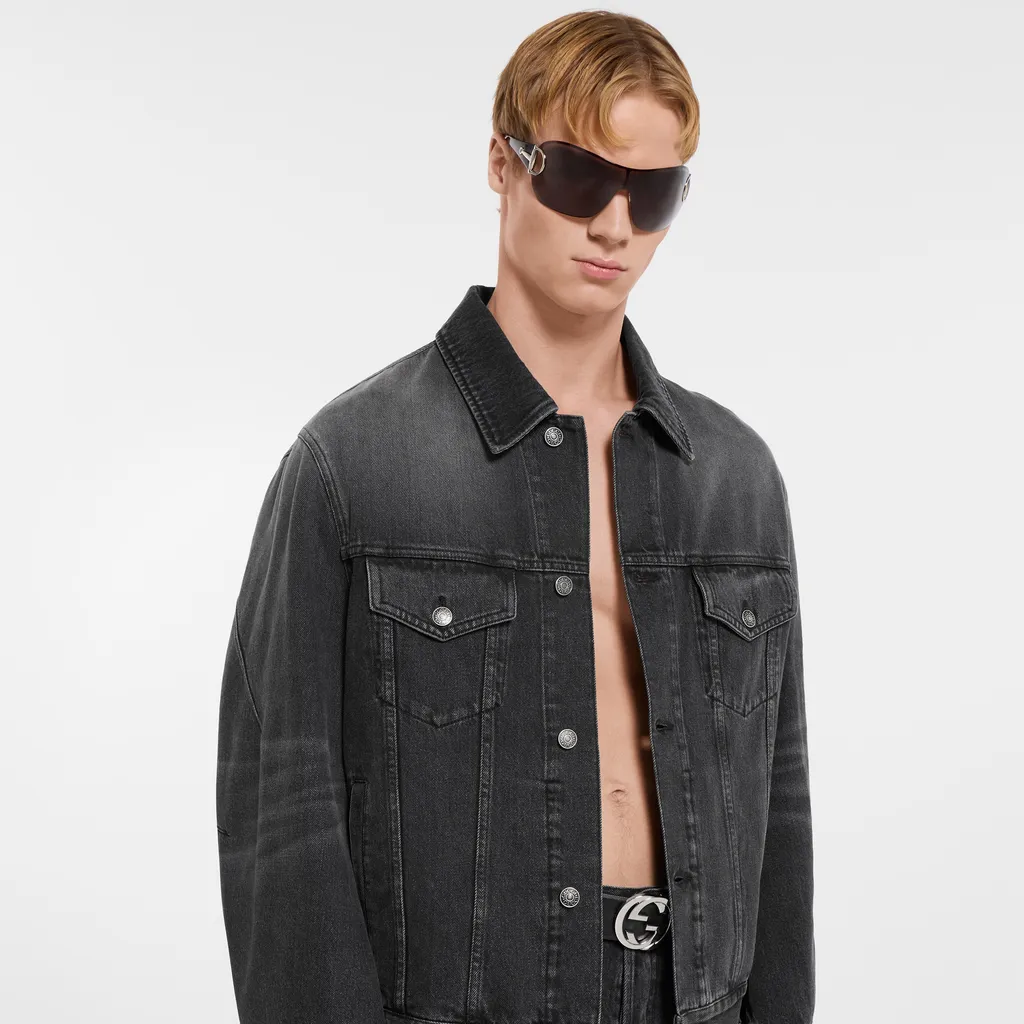 Washed Certified Cotton Denim Jacket
