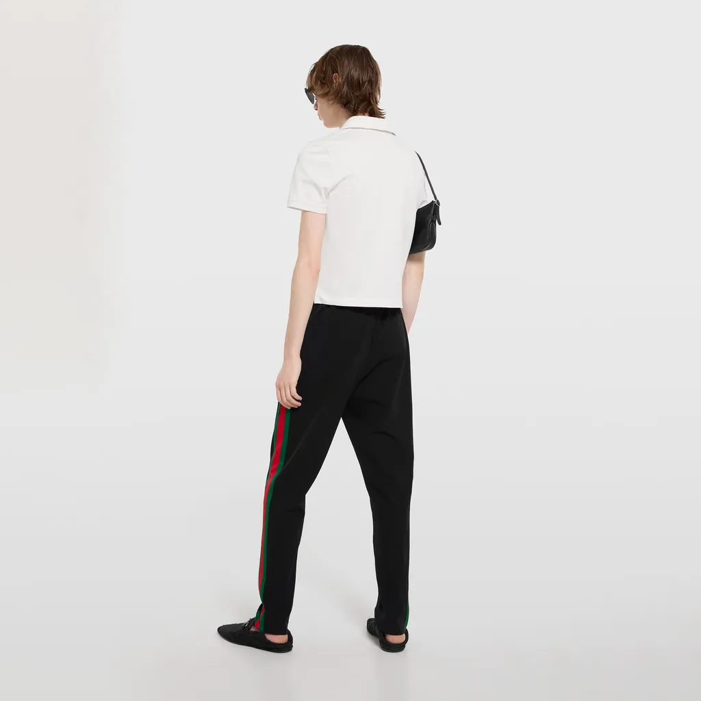 Cotton Piquet Polo Shirt With Embroidery
