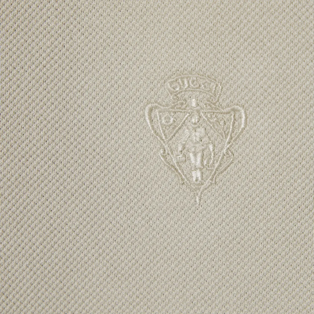 Cotton Piquet Polo Shirt With Embroidery