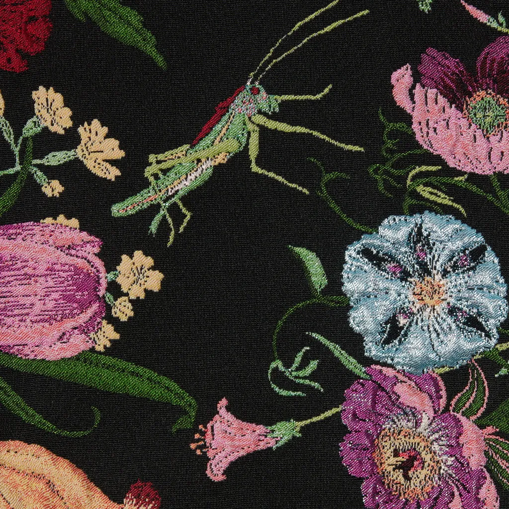 Gucci Flora Silk Brocade Mini Skirt