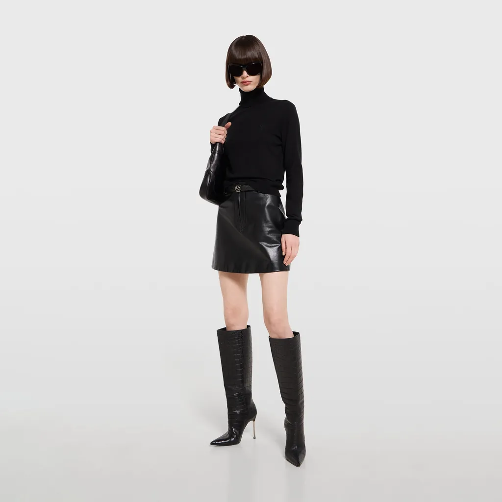 Thin Belt With Interlocking G Buckle
