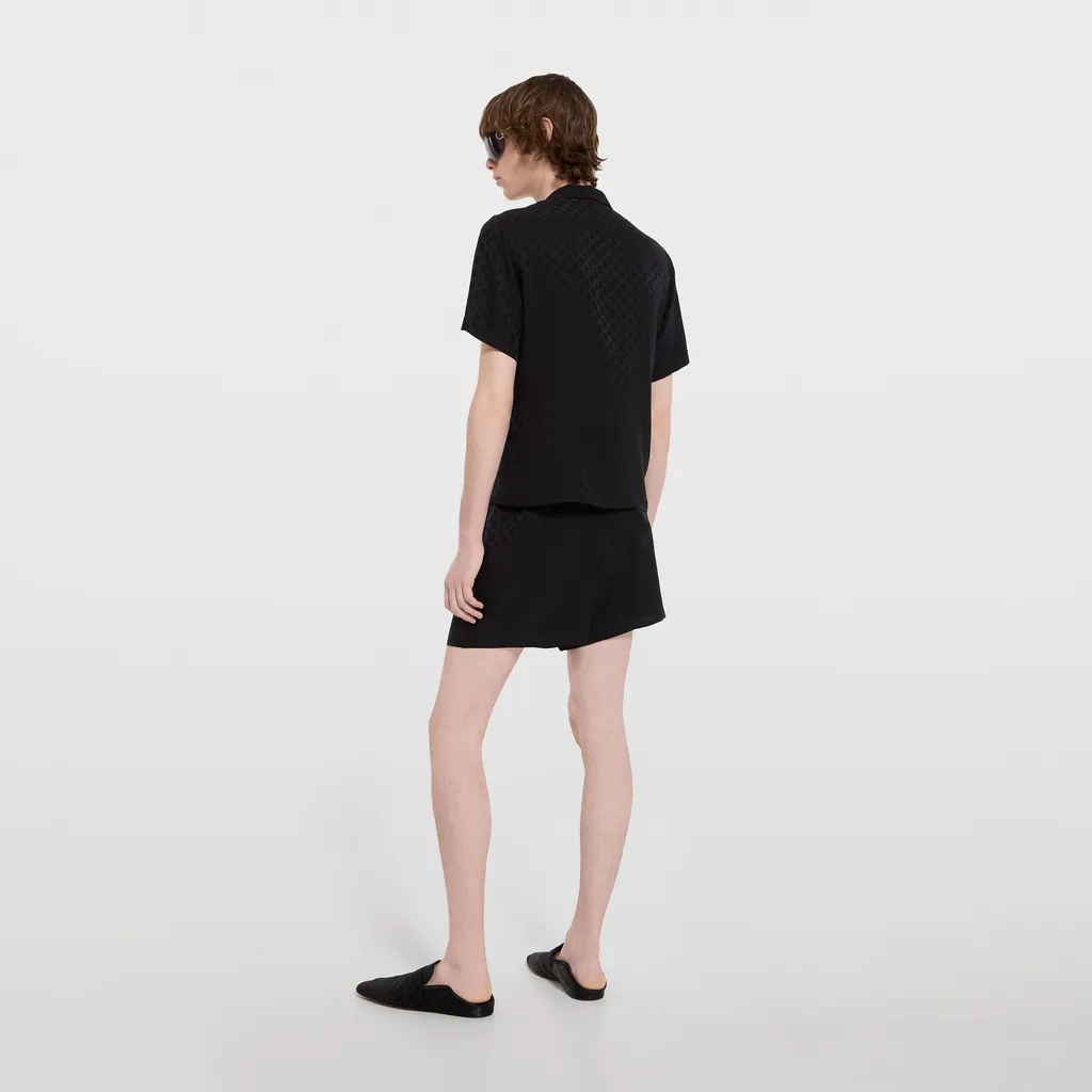 Gg Silk Jacquard Shorts