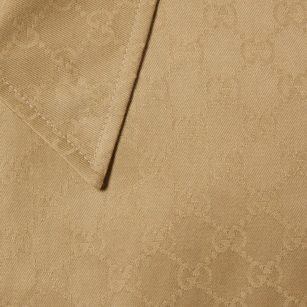 Gg Cotton Gabardine Jacket