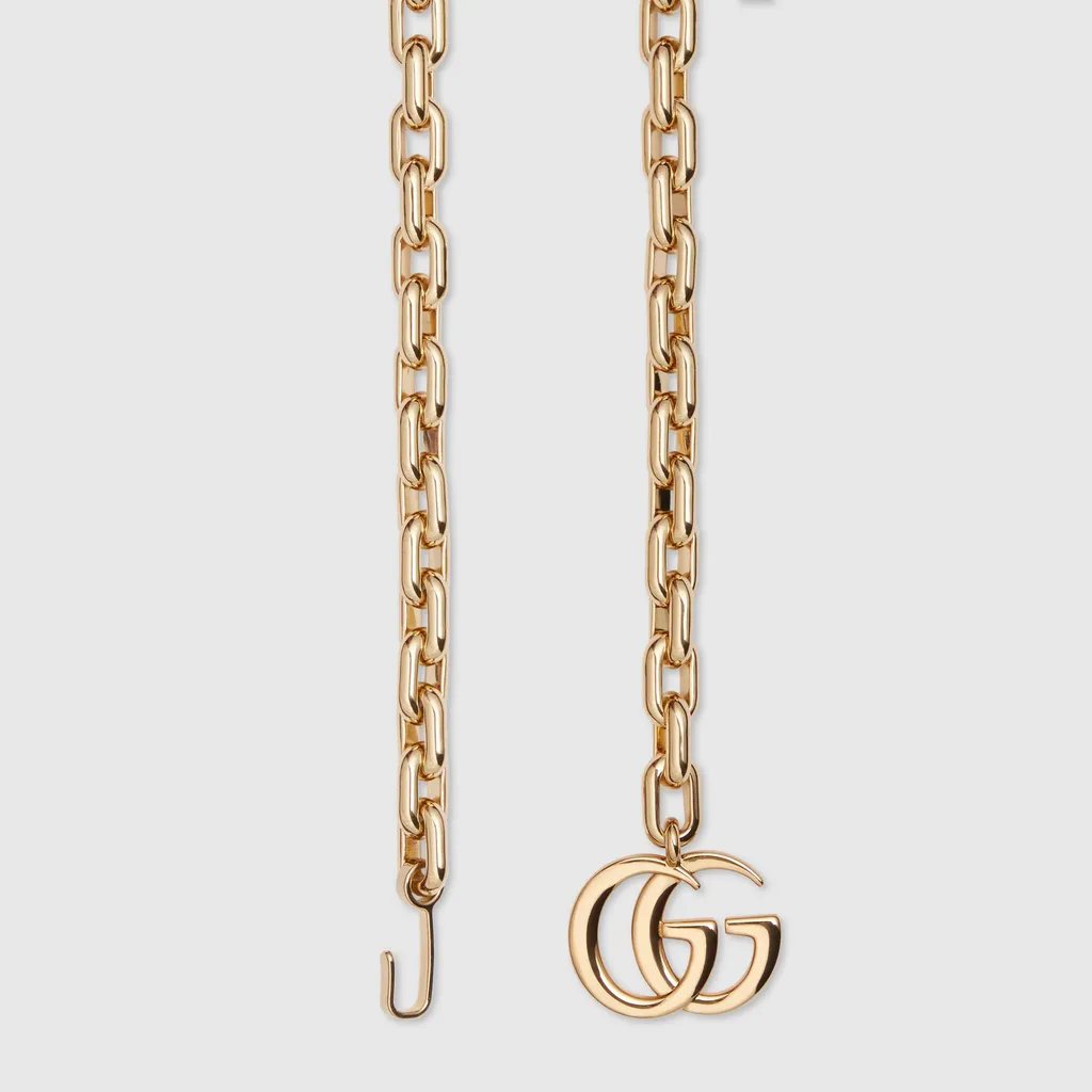 Double Chain Belt With Charm