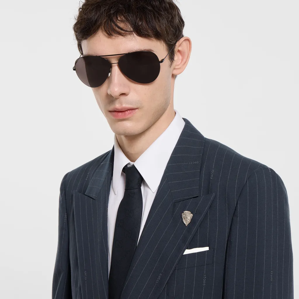 Gucci Pinstripe Wool Jacket