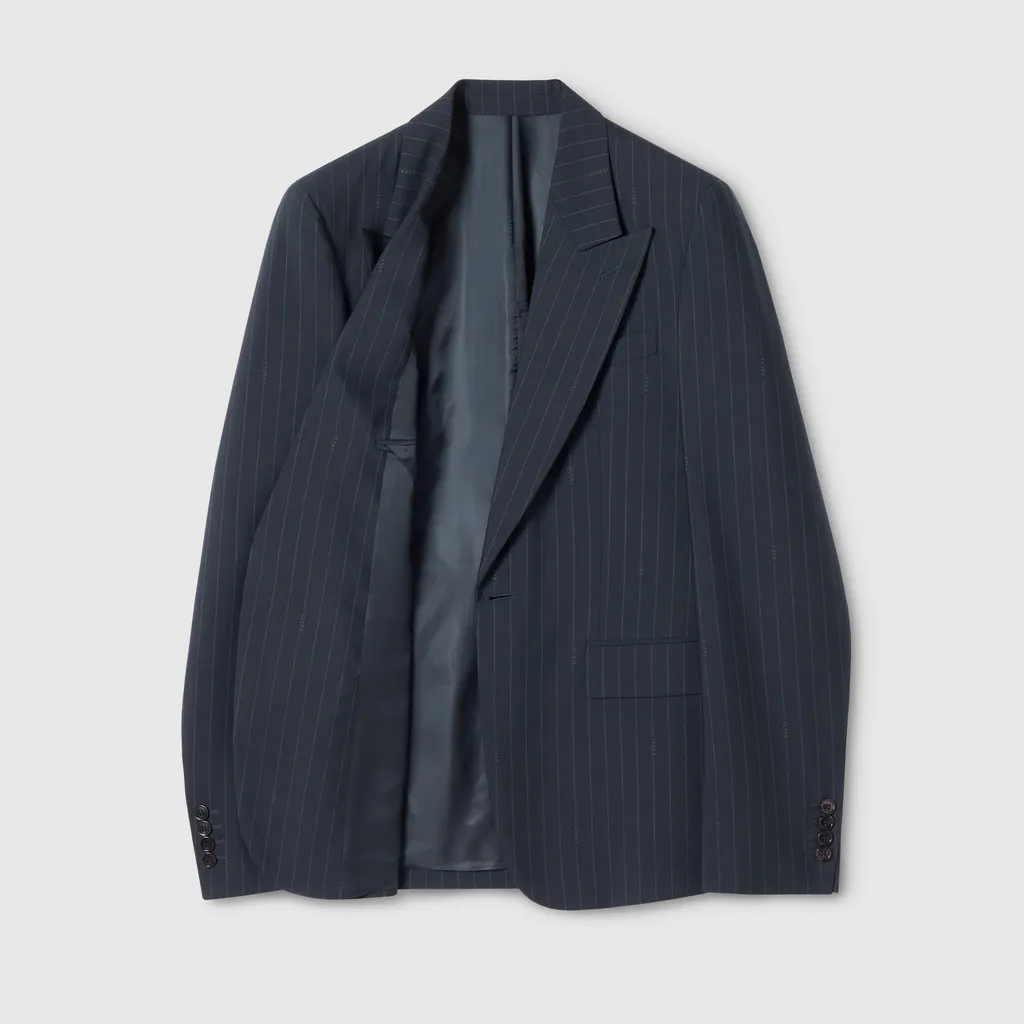 Gucci Pinstripe Wool Jacket