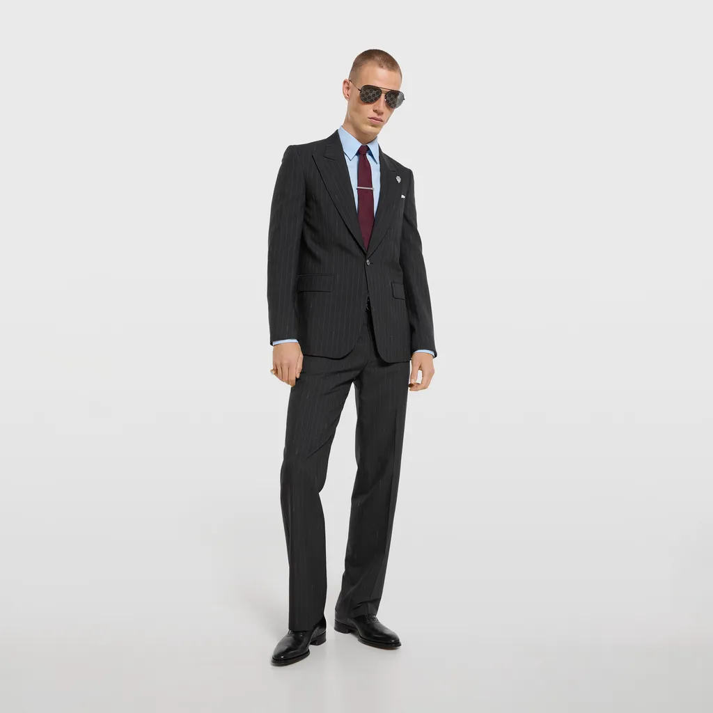 Gucci Pinstripe Wool Jacket
