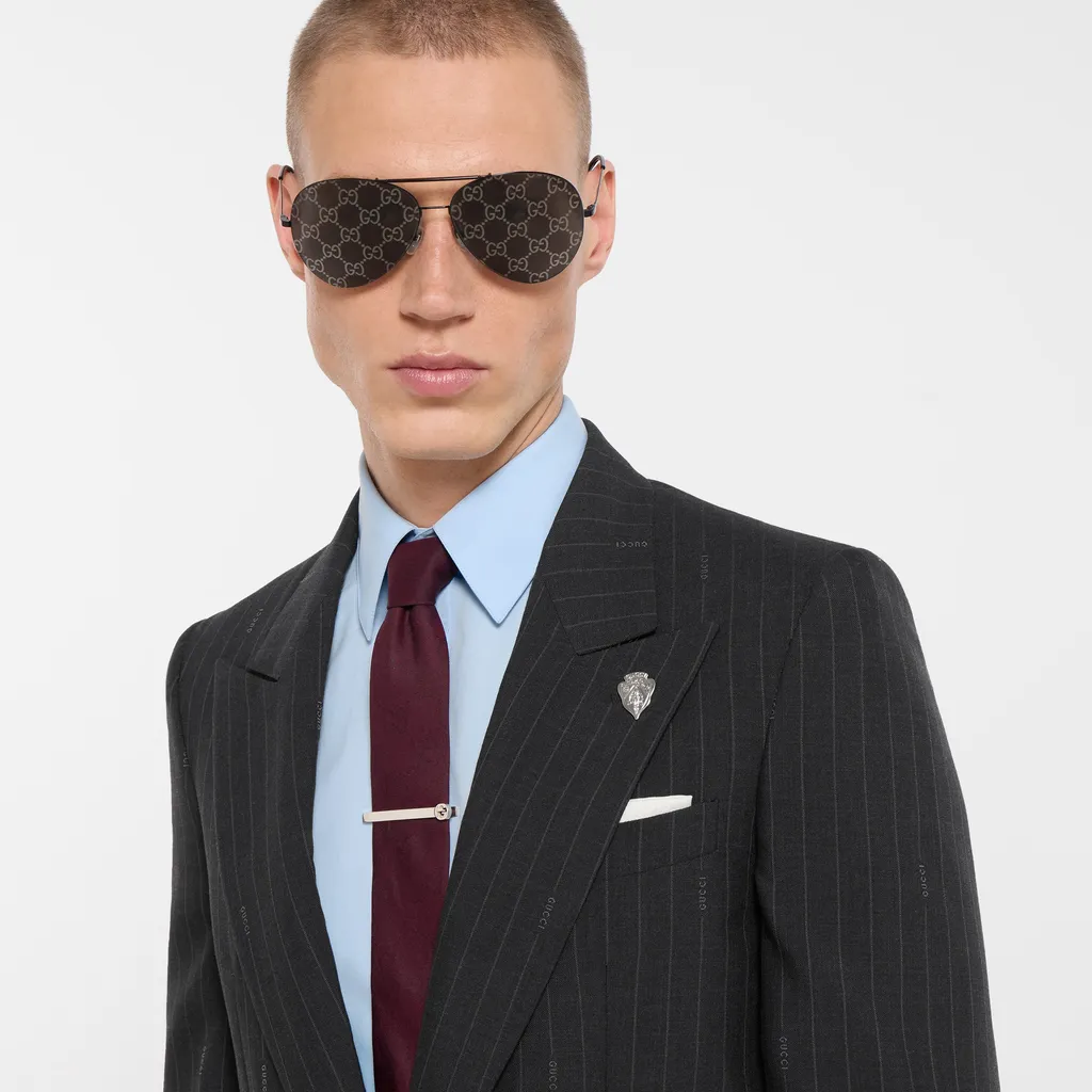 Gucci Pinstripe Wool Jacket