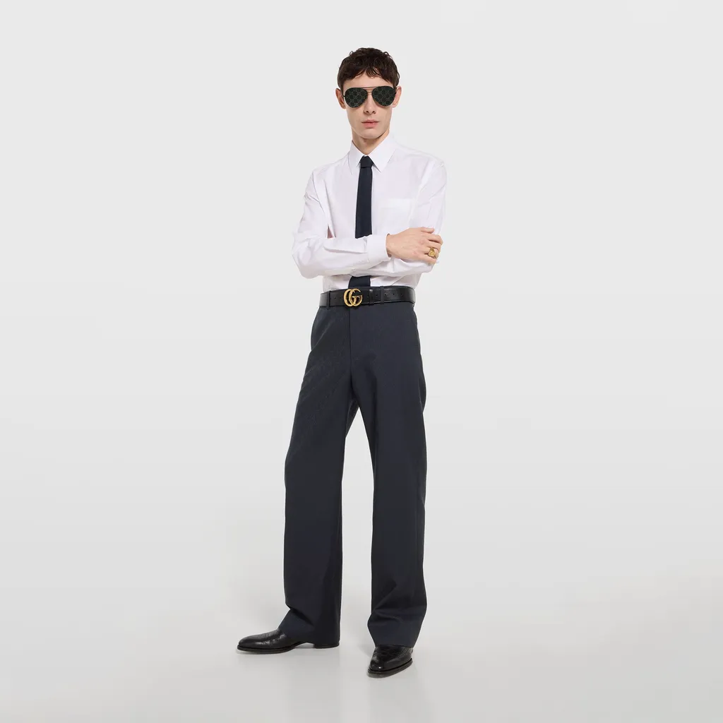 Gg Wool Pants