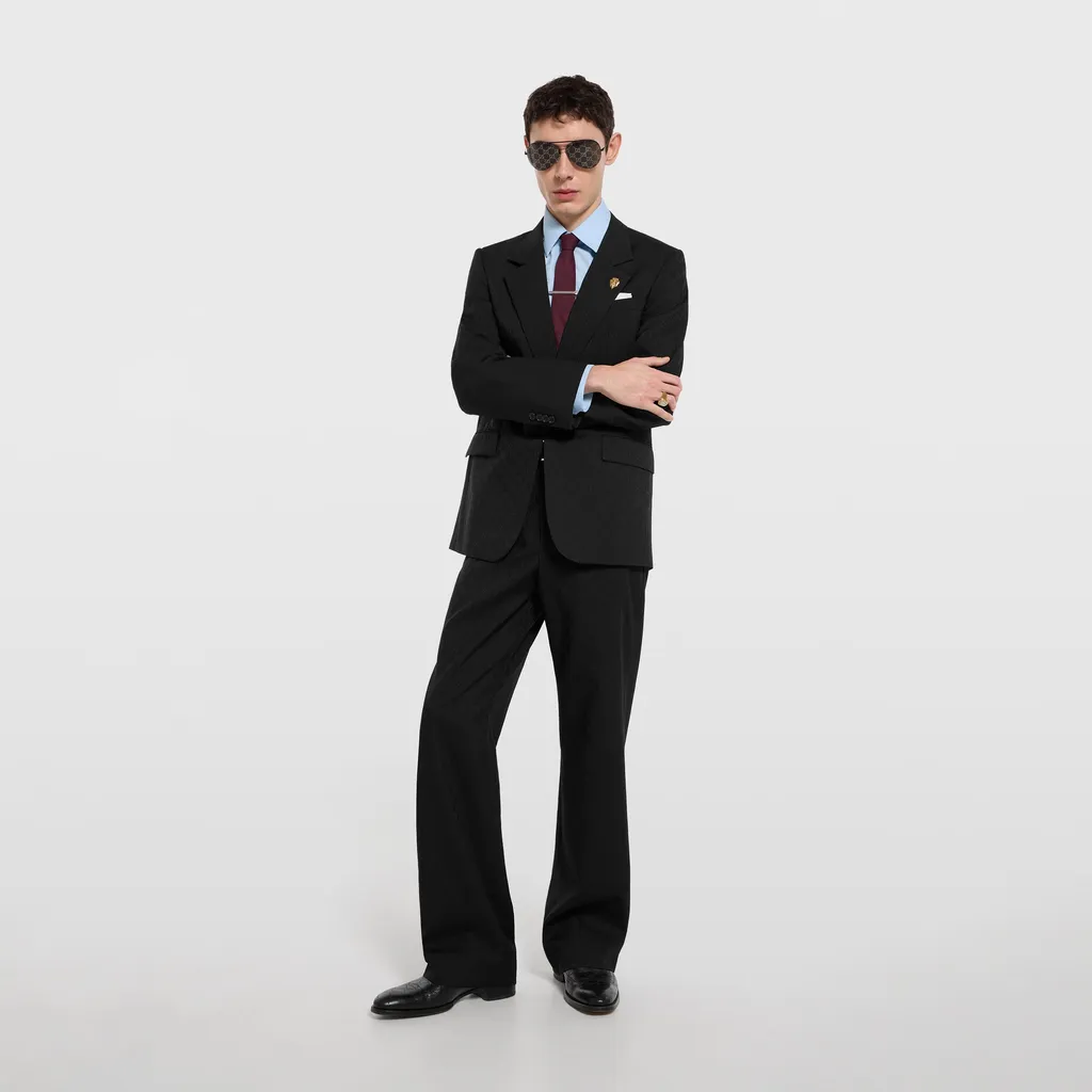 Gg Wool Pants